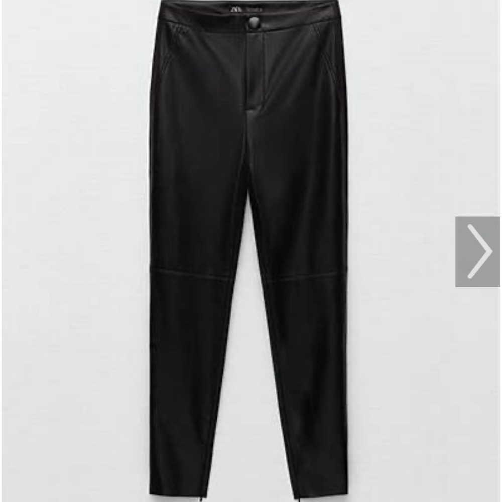 Zara leather* pants